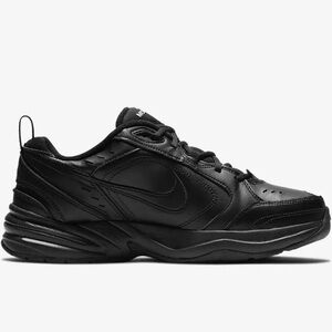 Preowned Nike Air Monarch IV men’s workout shoe black available in 8.5 & 9